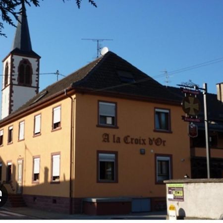 Hotel A La Croix D'Or Sessenheim Exterior foto